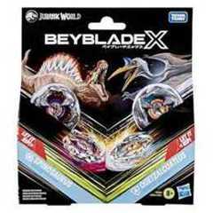 Beyblade X Jurassic World Collab Spinosaurus vs Quetzalcoatlus