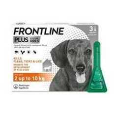 Frontline Plus Flea & Tick Treatment for Small Dogs - 3 Pipettes