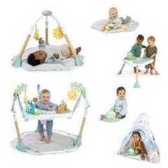 Ingenuity Tummy-to-Toes 6-in-1 Milestone Center, Toy Bar, Foldable