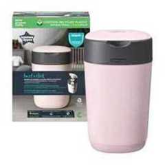 Tommee Tippee Twist & Click Nappy Bin Odour & Germ Protection Pink